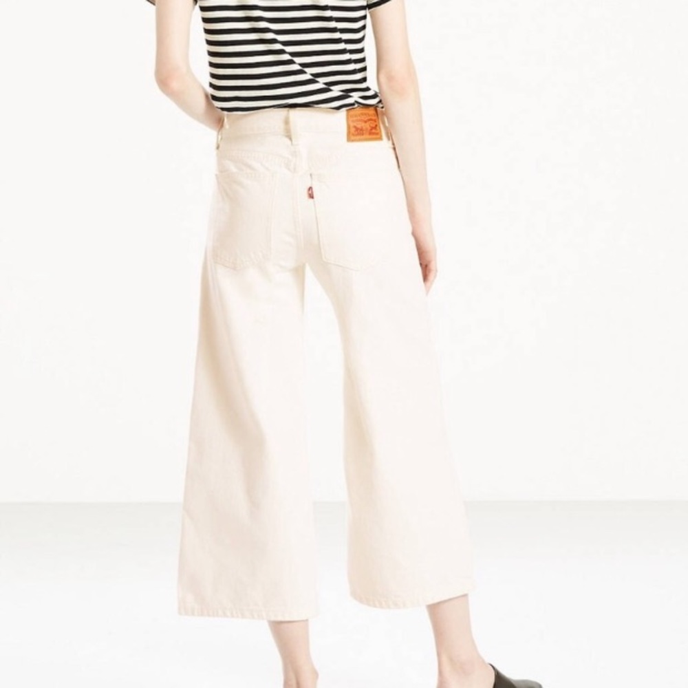 Levi’s Wide Leg Culotte Palazzo Crop